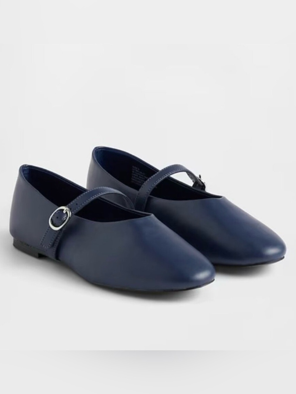 GAP Navy Mary Jane Flats with Buckle Strap